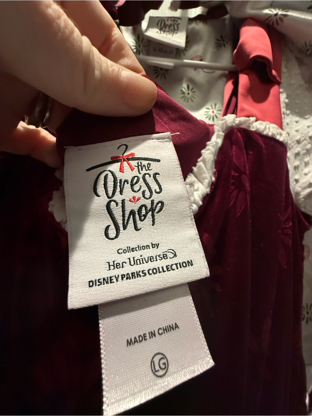 RARE Disney Parks Her Universe Haunted Mansion Tightrope Girl Dress + Cape L - Picture 5 of 8